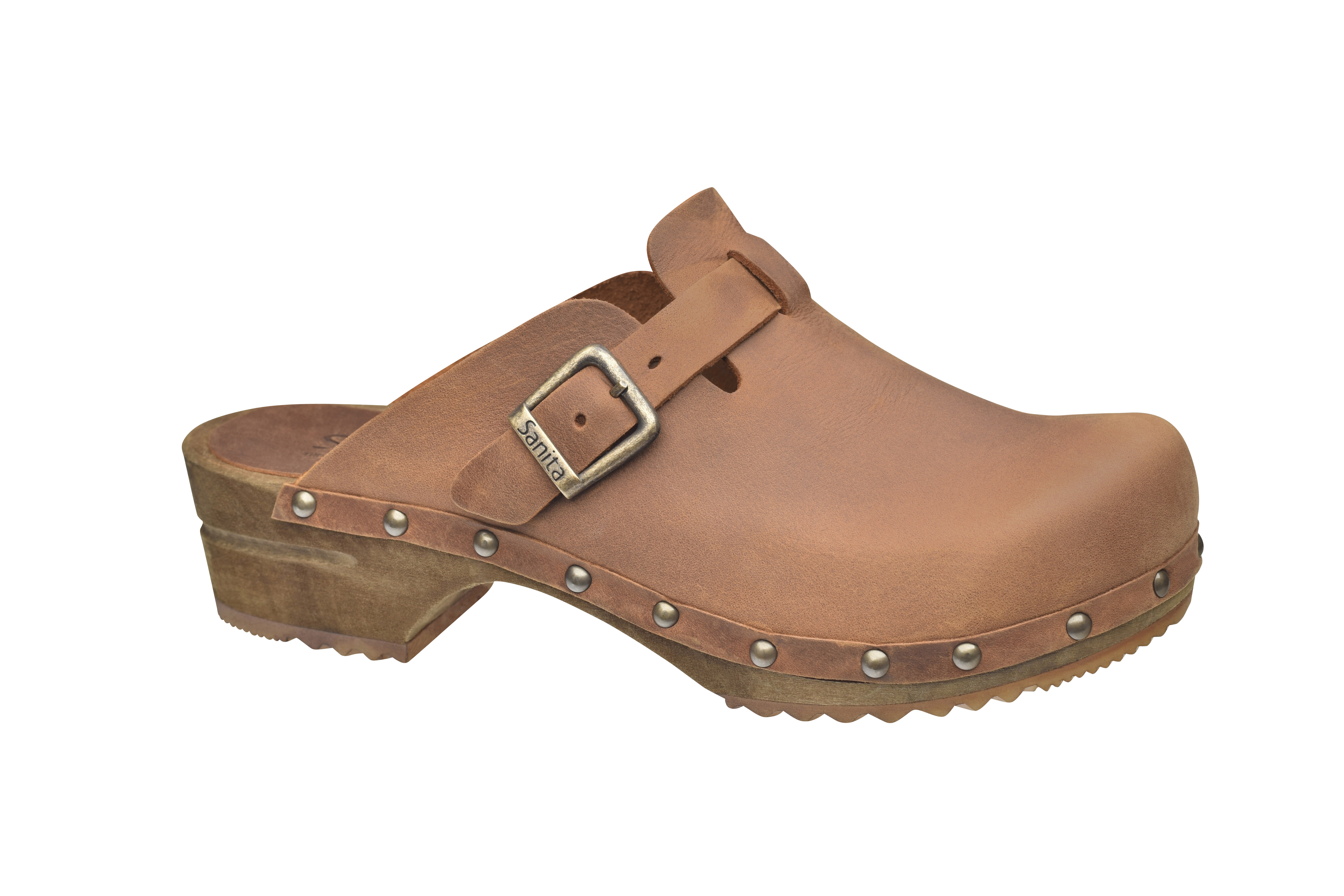 Sanita Wood Kristel Open Chestnut