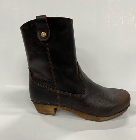 Sanita Wood Kit Western Boot Brun