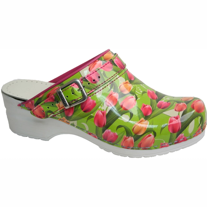 Sanita San Flex Open Green Tulip
Størrelse 39