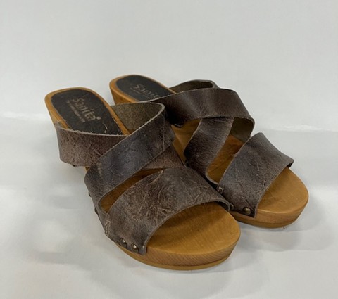 Sanita Wood Mia Square Flex Sandal Grå
Størrelse 35