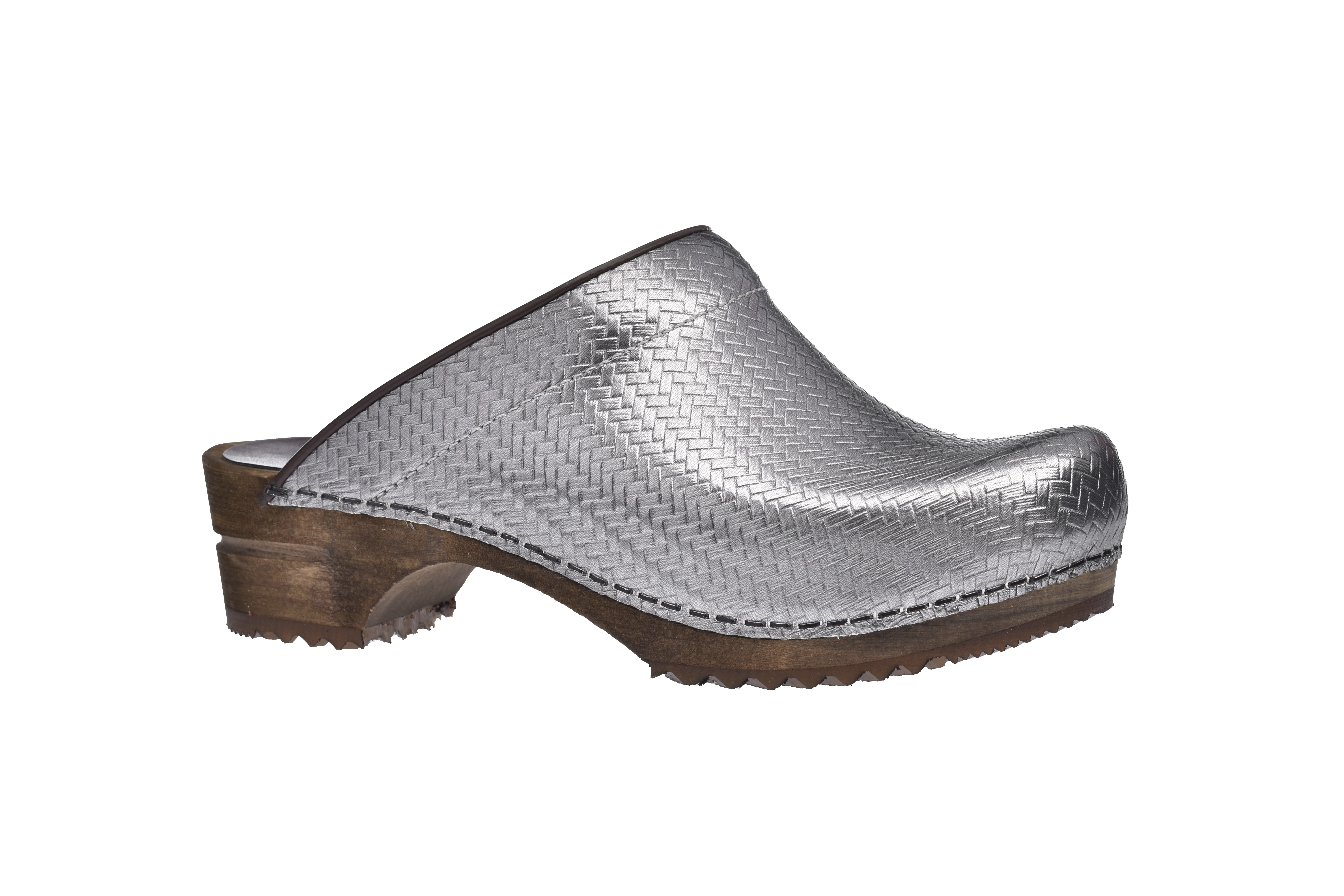 Sanita Wood Open Back Sølv
Størrelse 39