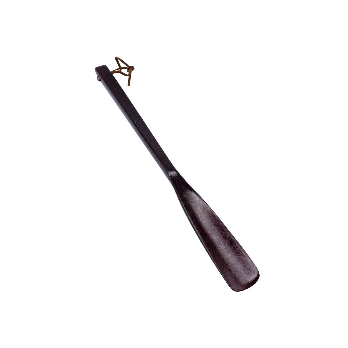 Skohorn Mørk Træ 25 cm