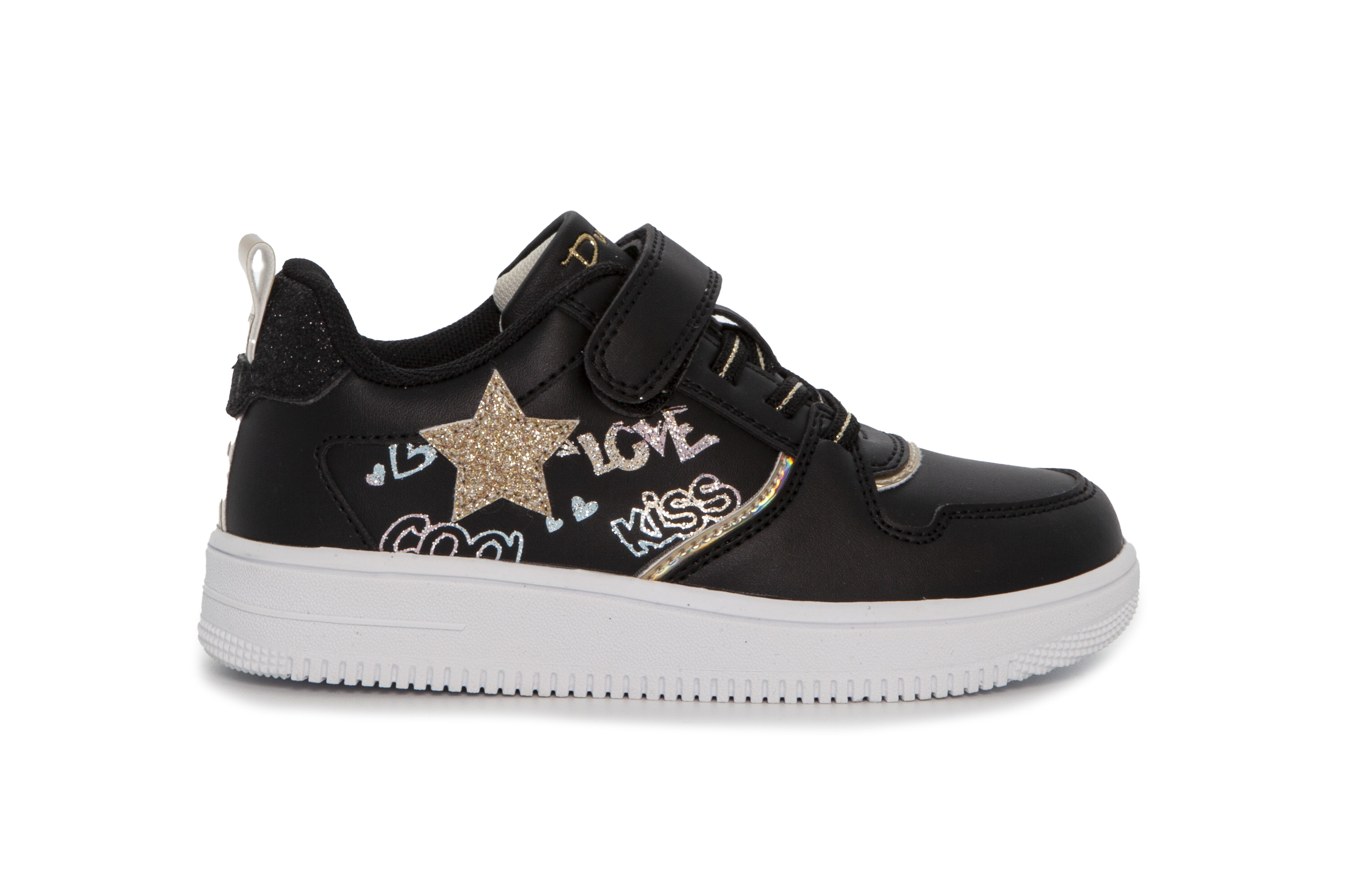 Duffy Muglia Quat. Sneakers Sort/Guld