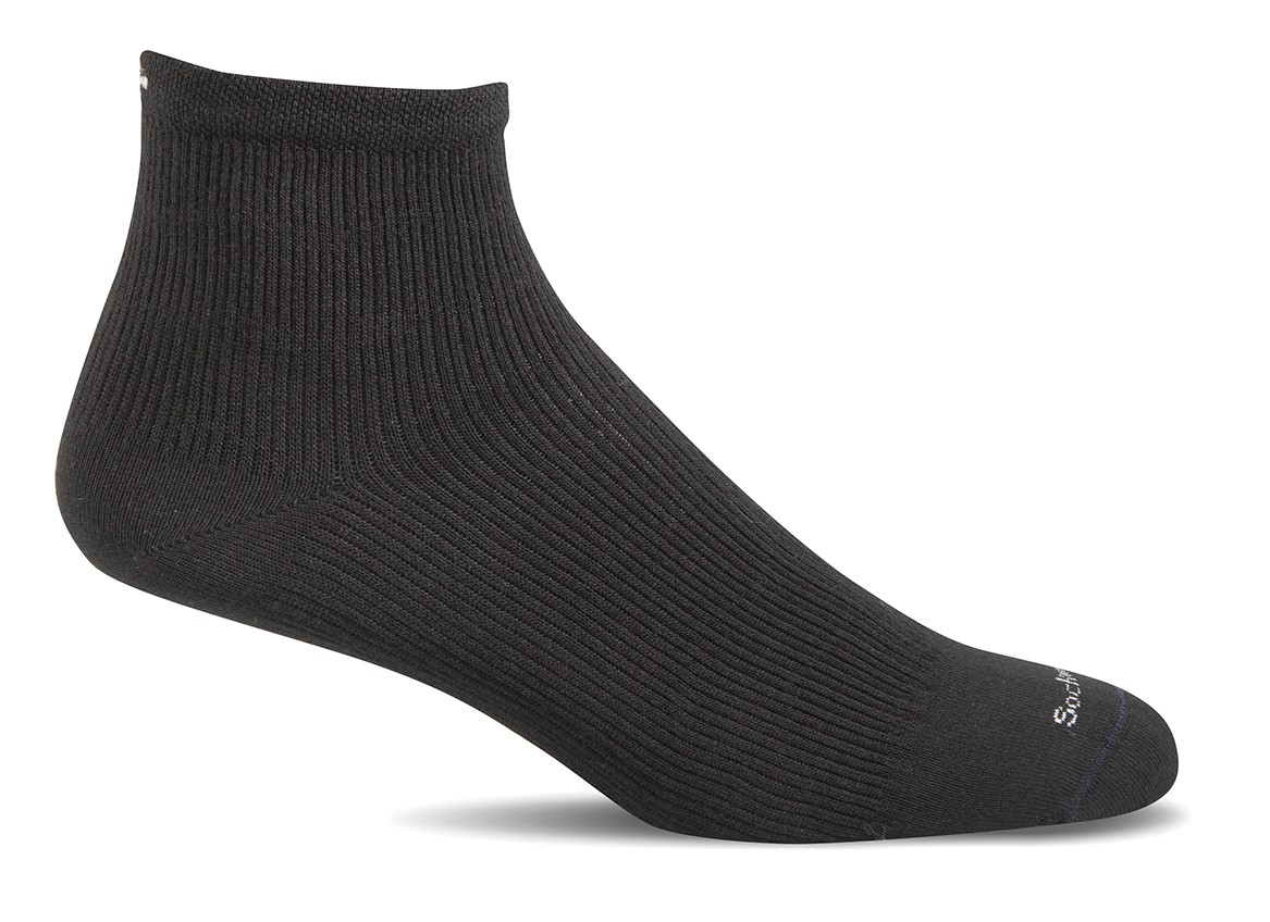 Sockwell Plantar Ease Crew Sort Herre