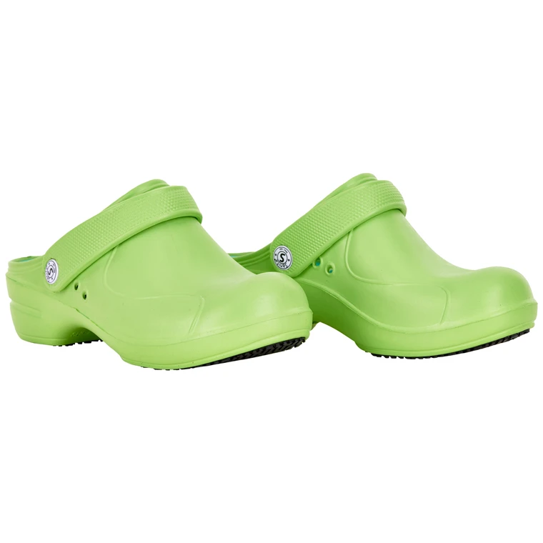 Sanita Clogs Lime u/kap