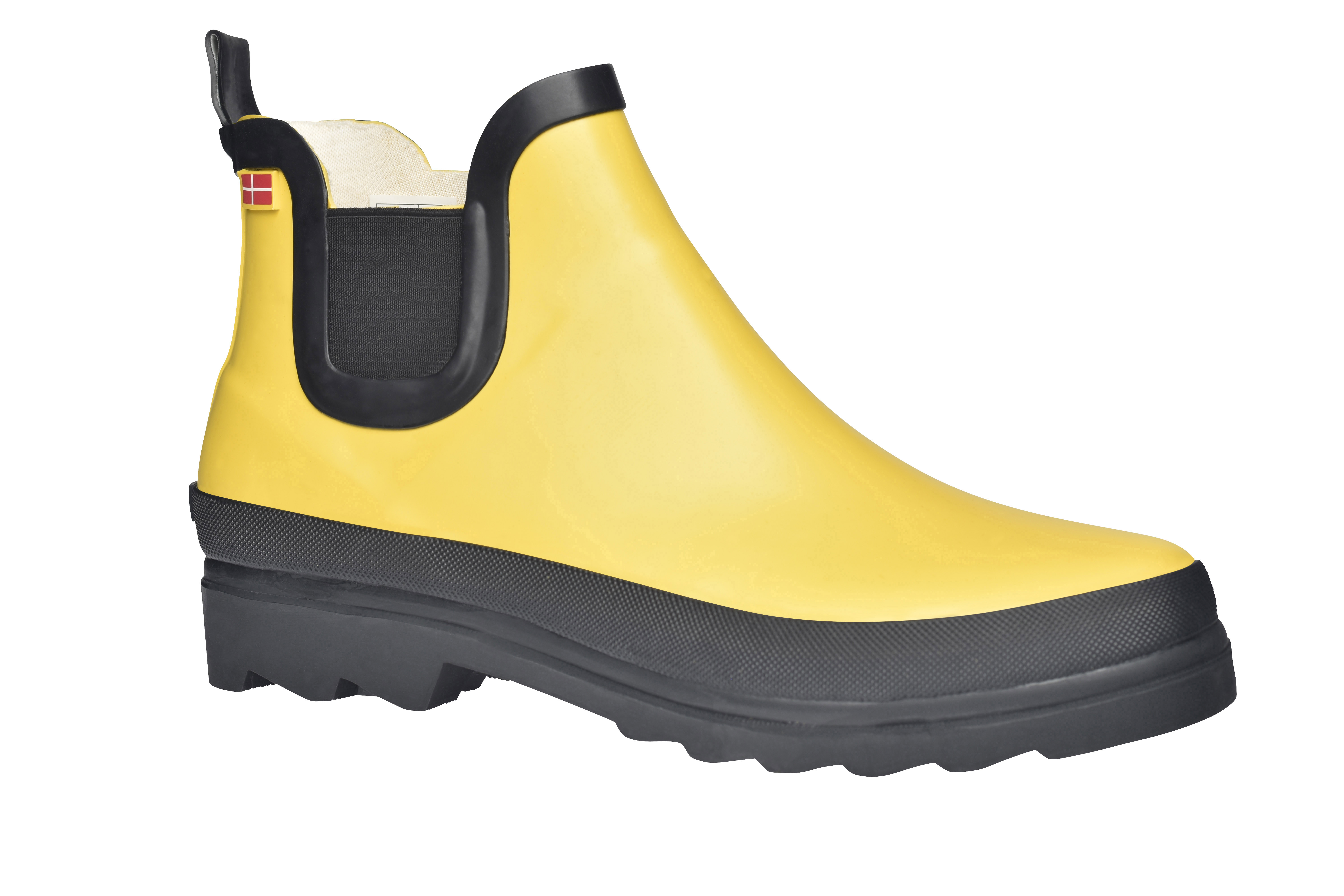 Sanita Felicia Kort Gummistøvle Gul