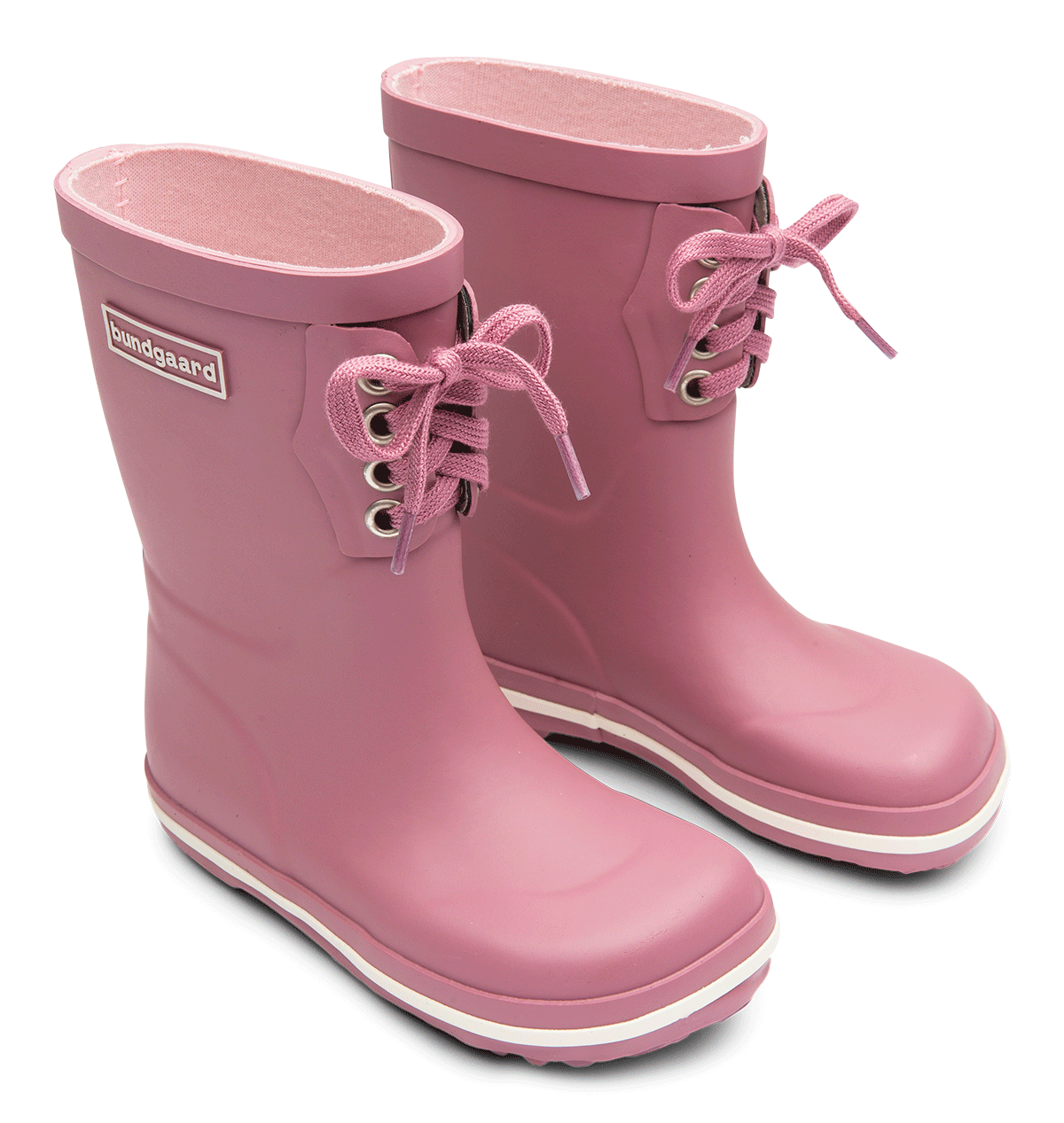 Bundgaard Gummistøvle Snøre Old Rose