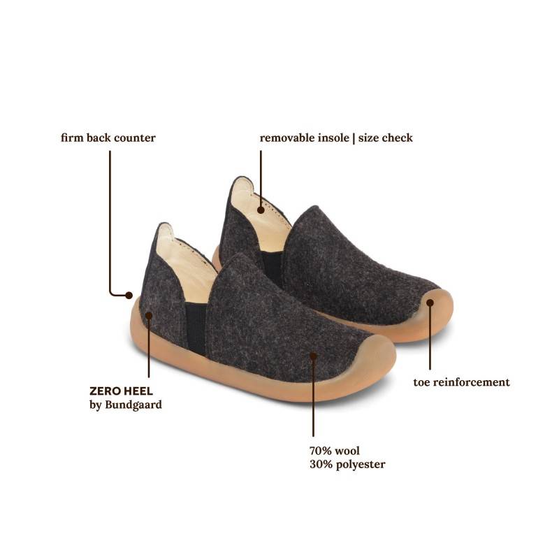 Bundgaard Hjemmesko Neel Sort