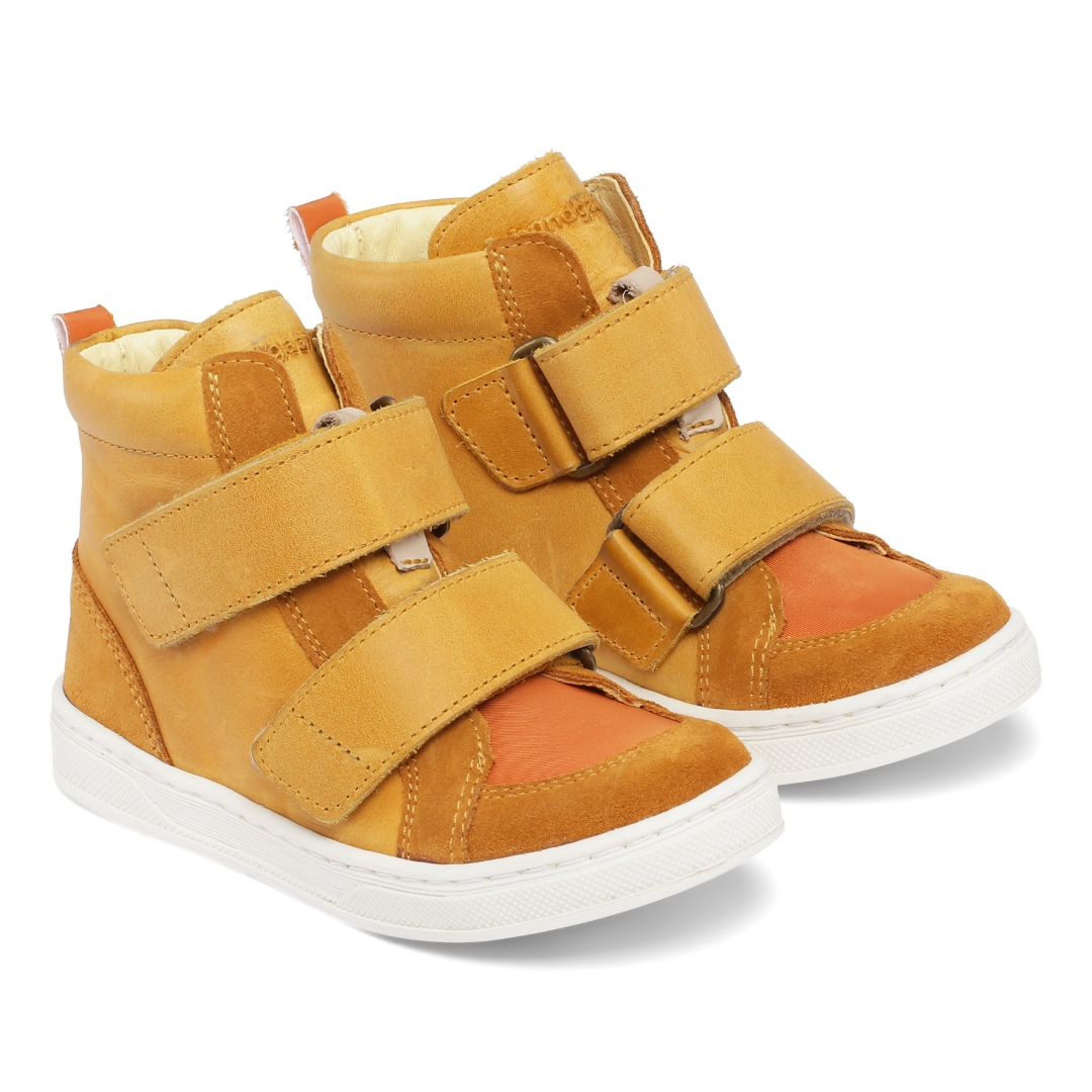 Bundgaard Skate Mid Velcro Gul