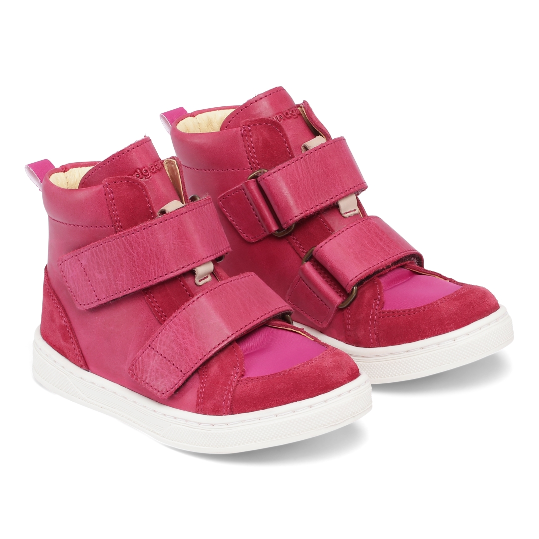 Bundgaard Skate Mid Velcro Dark Pink