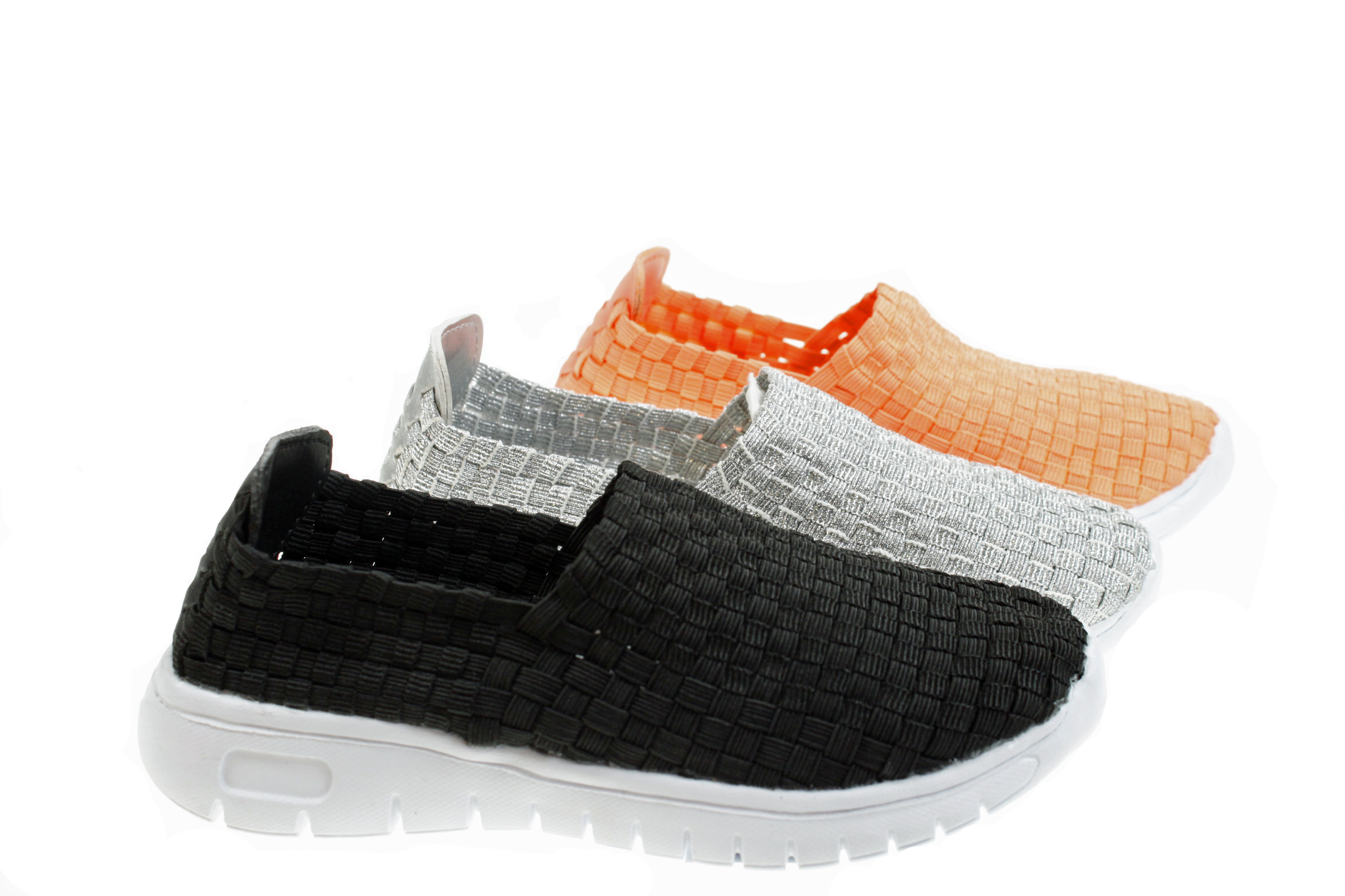 NYC Sneakers Elastic Orange