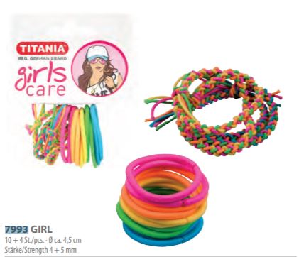 Titania Hårelastik 14 stk.