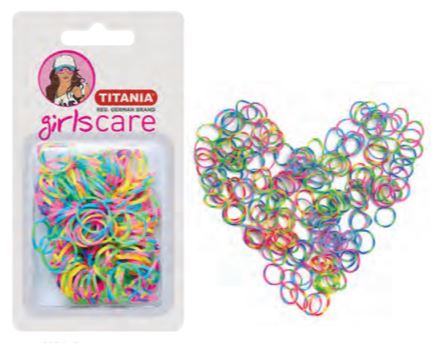 Titania Hårelastik Mini 150 stk.