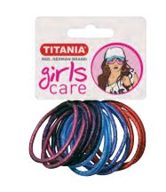 Titania Hårelastik 15 stk. Ass.