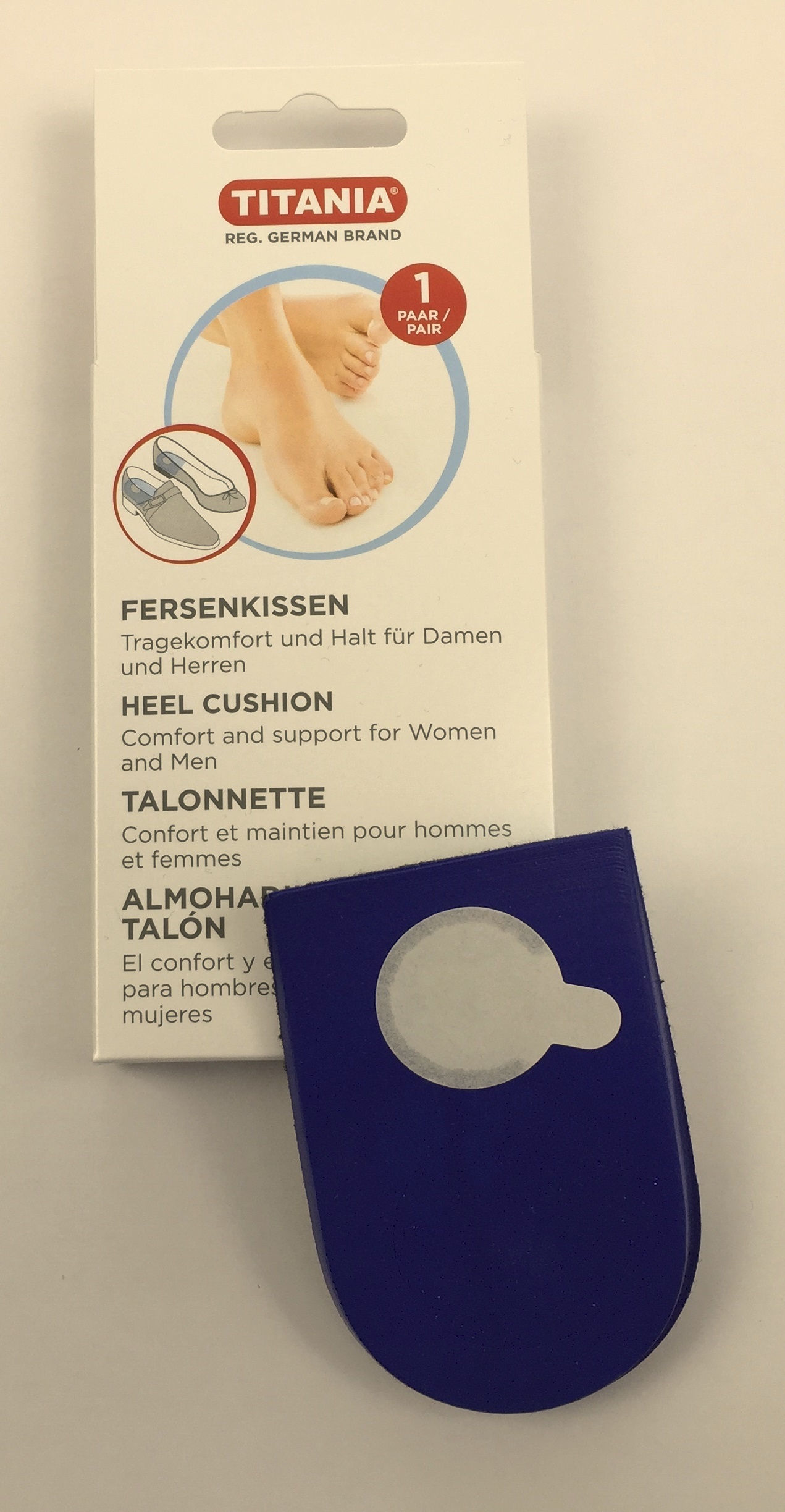 Titania Latex Hælpuder 36-42