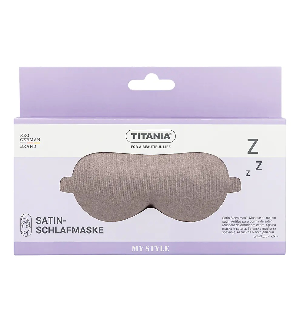 Titania Satin Sovemaske