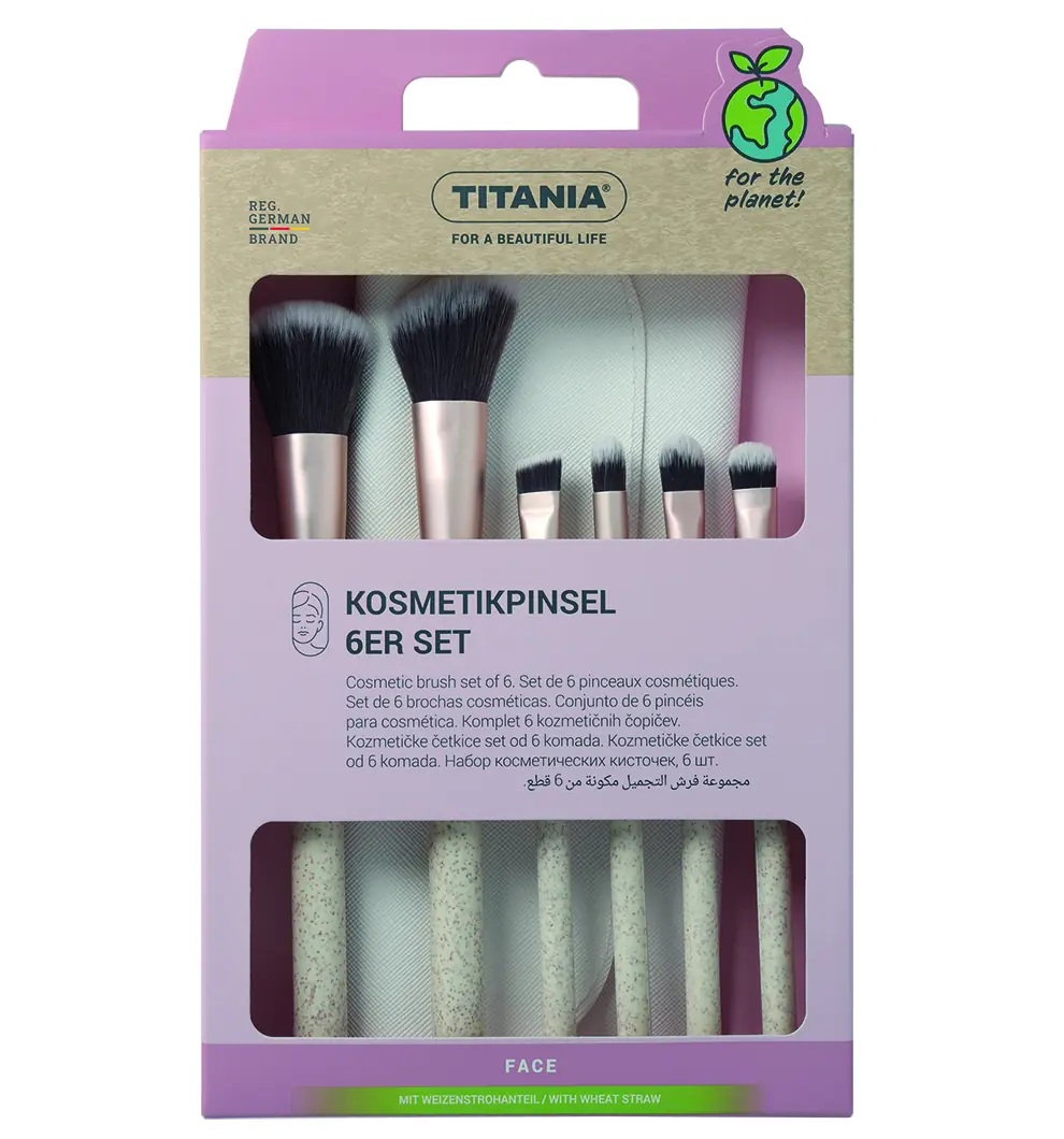 Titania Penselsæt 6 dele
