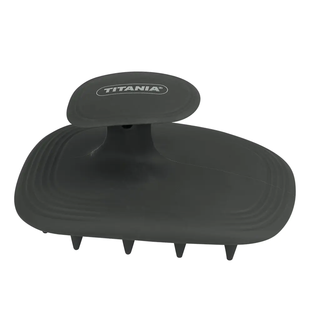 Titania Shampoo-hovedbundsbørste Grå