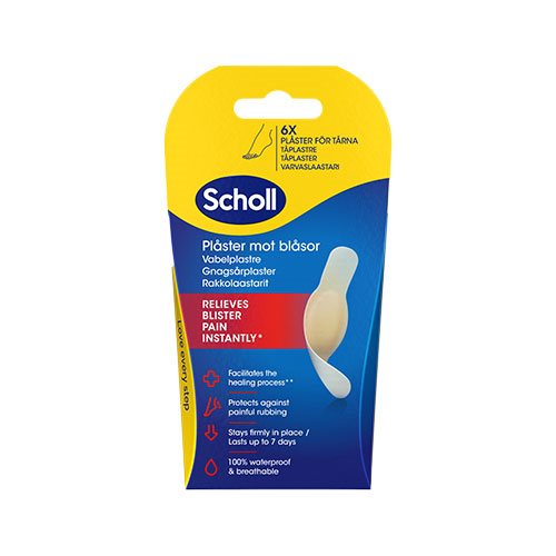 Scholl Blister Plaster Tå 6 stk.