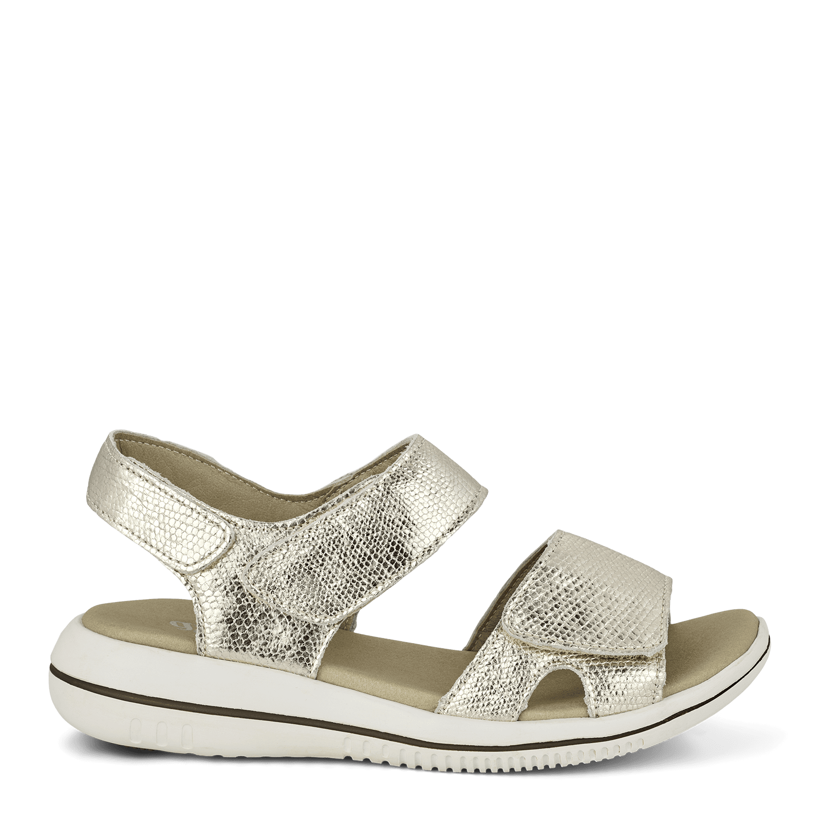 Green Comfort Leaf Sandal Guld
