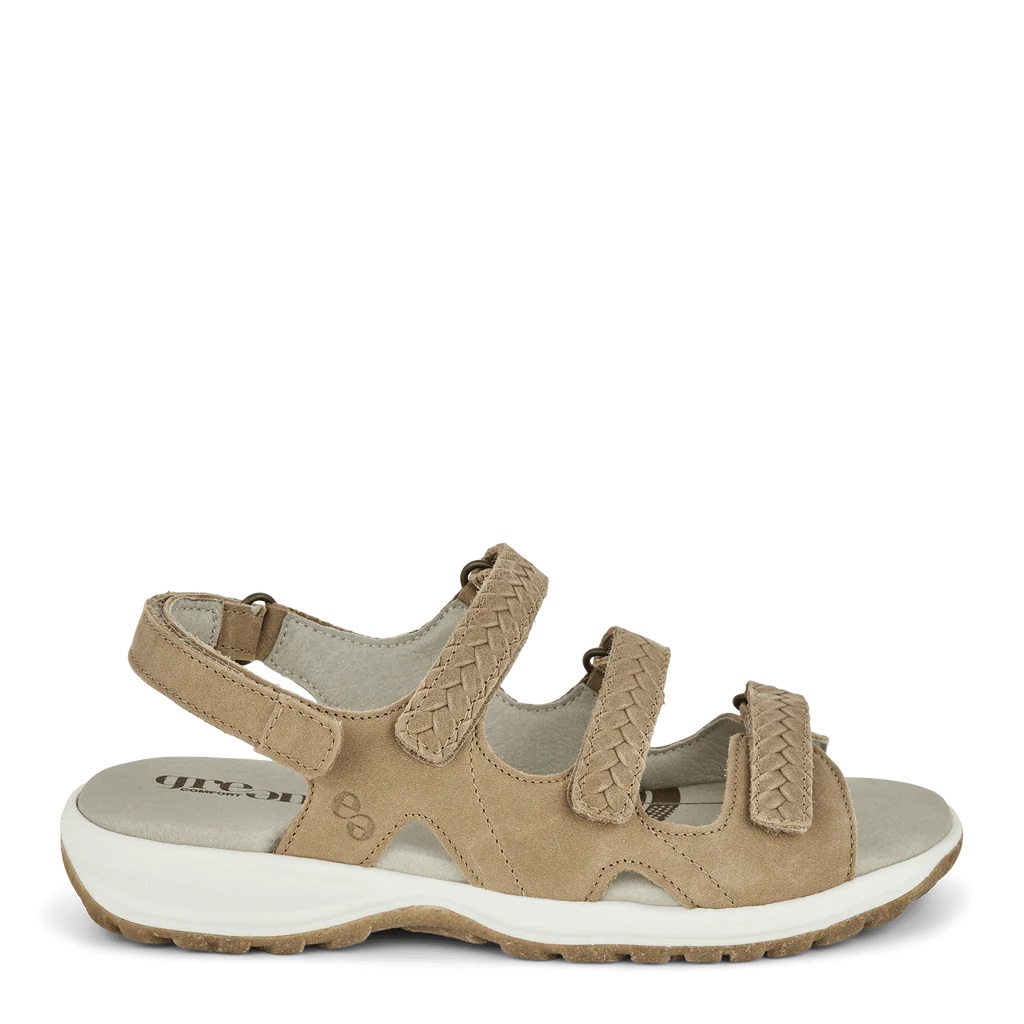 Green Comfort Camino Sandal Taupe
