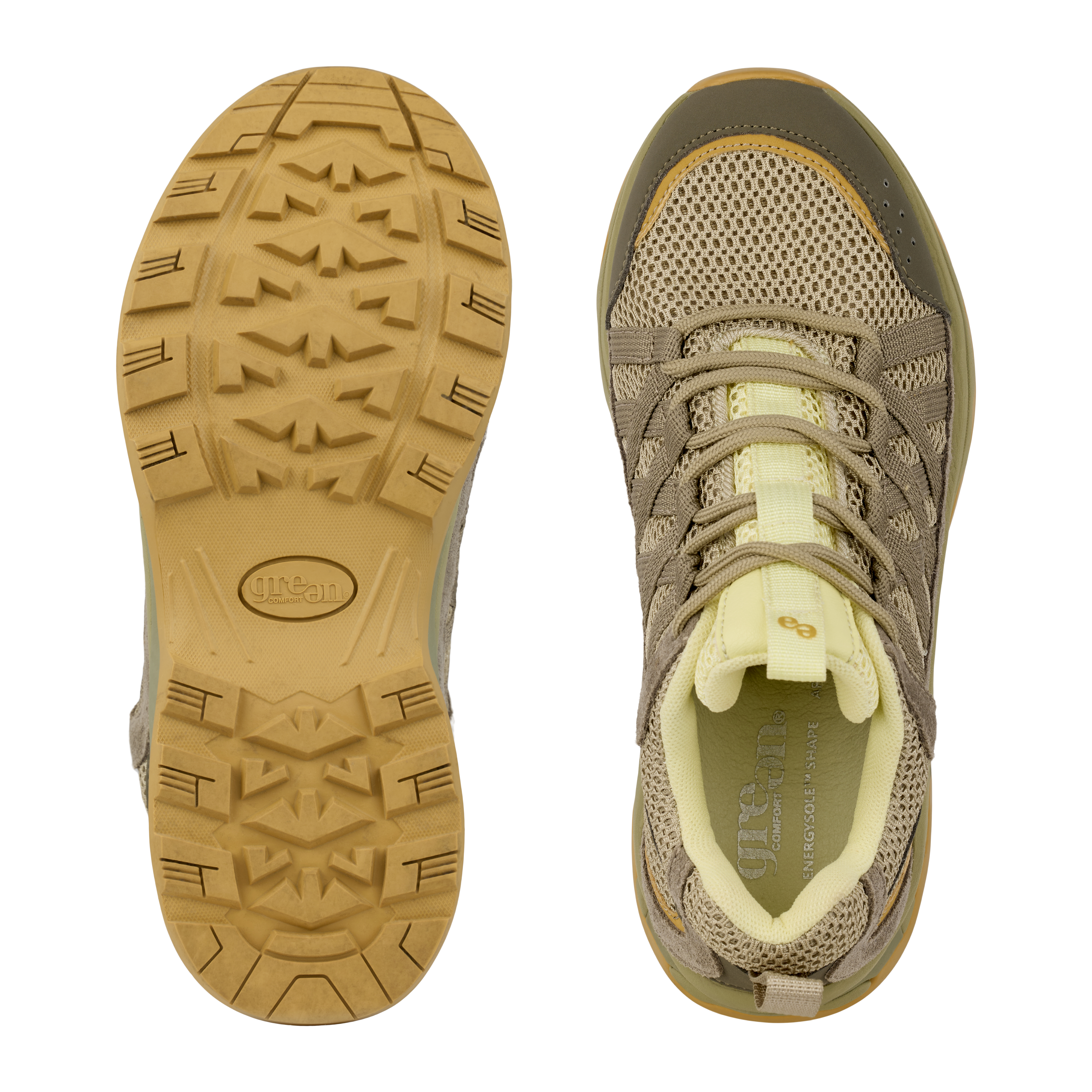 Green Comfort London Sneaker Khaki