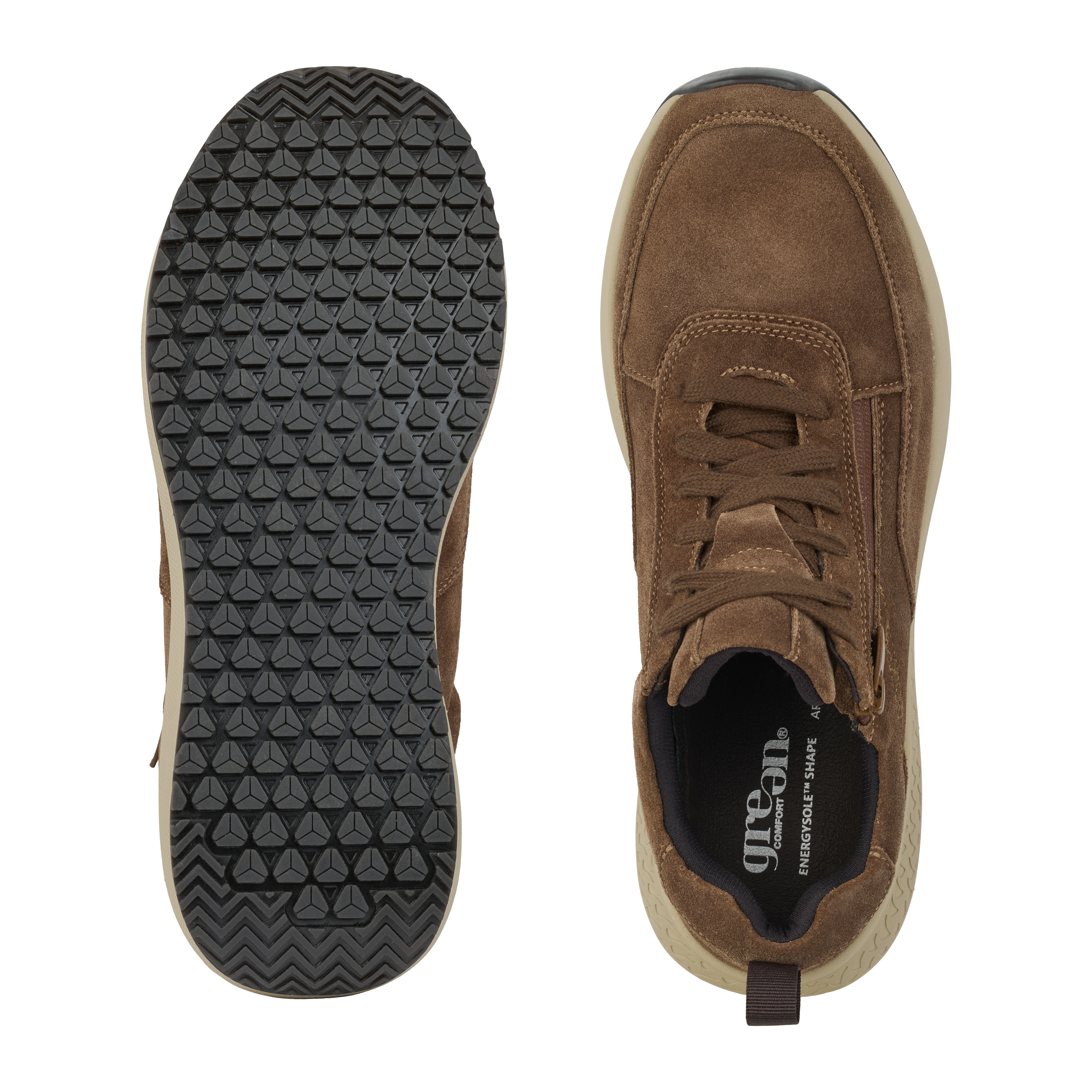 Green Comfort Vigo Sneaker Cognac