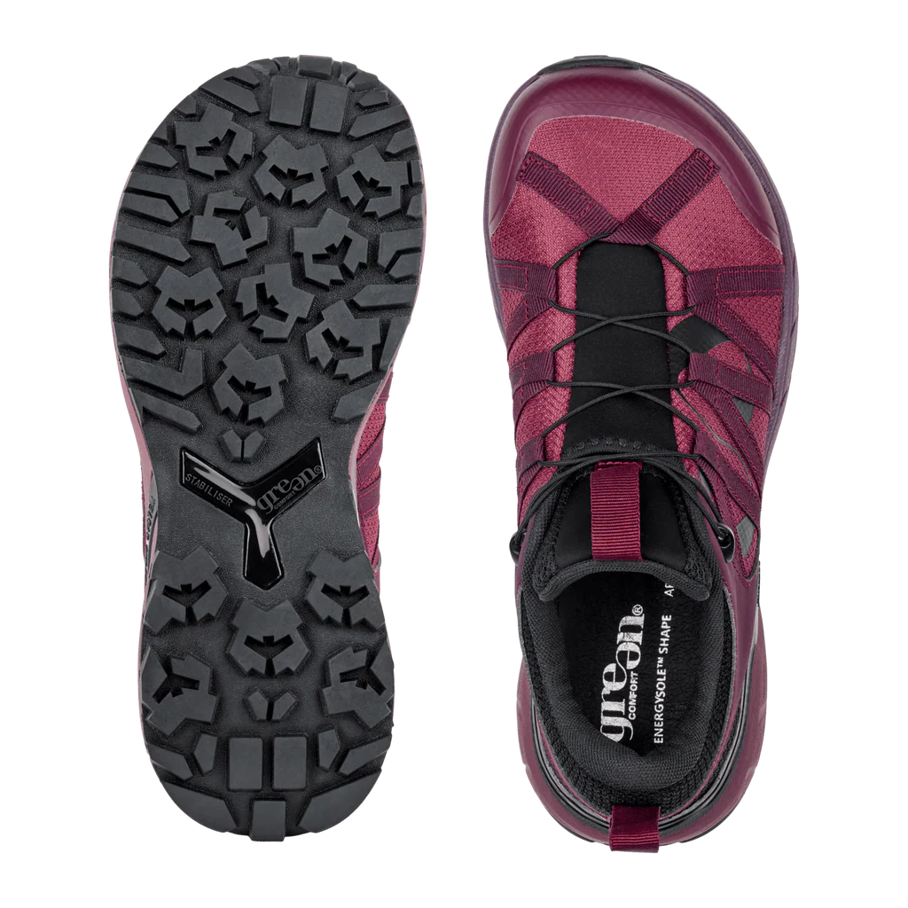 Green Comfort Trysil Wire Sko Plum