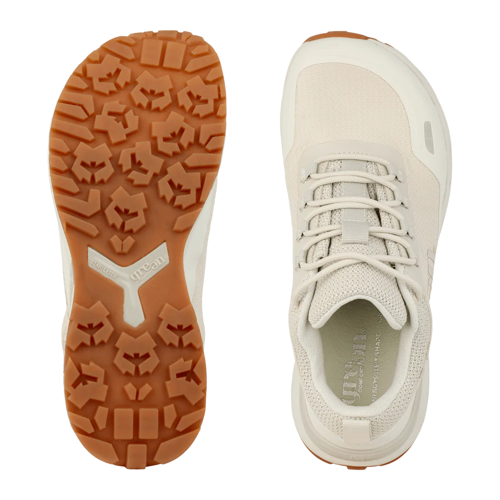 Green Comfort Trysil Lace Sko Beige