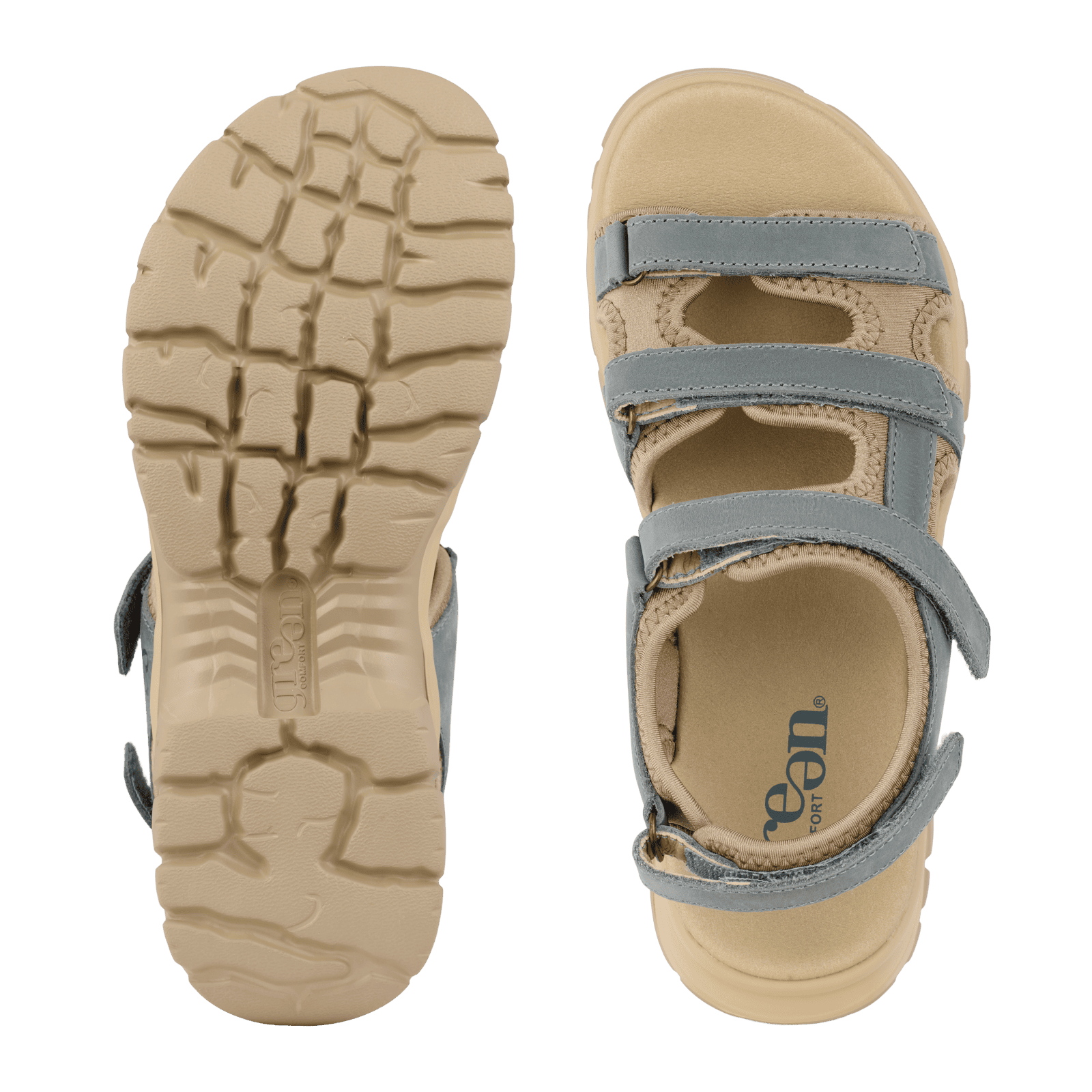 Green Comfort Kiruna Sandal Lysblå 