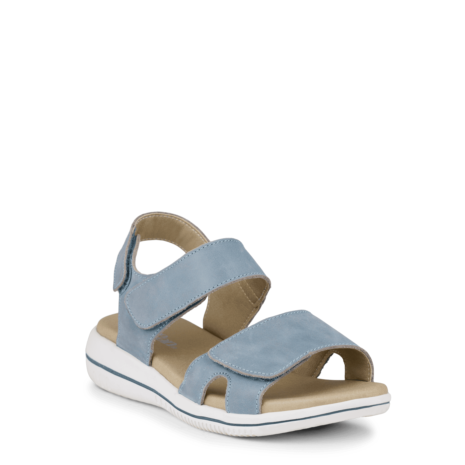 Green Comfort Leaf Sandal Lysblå