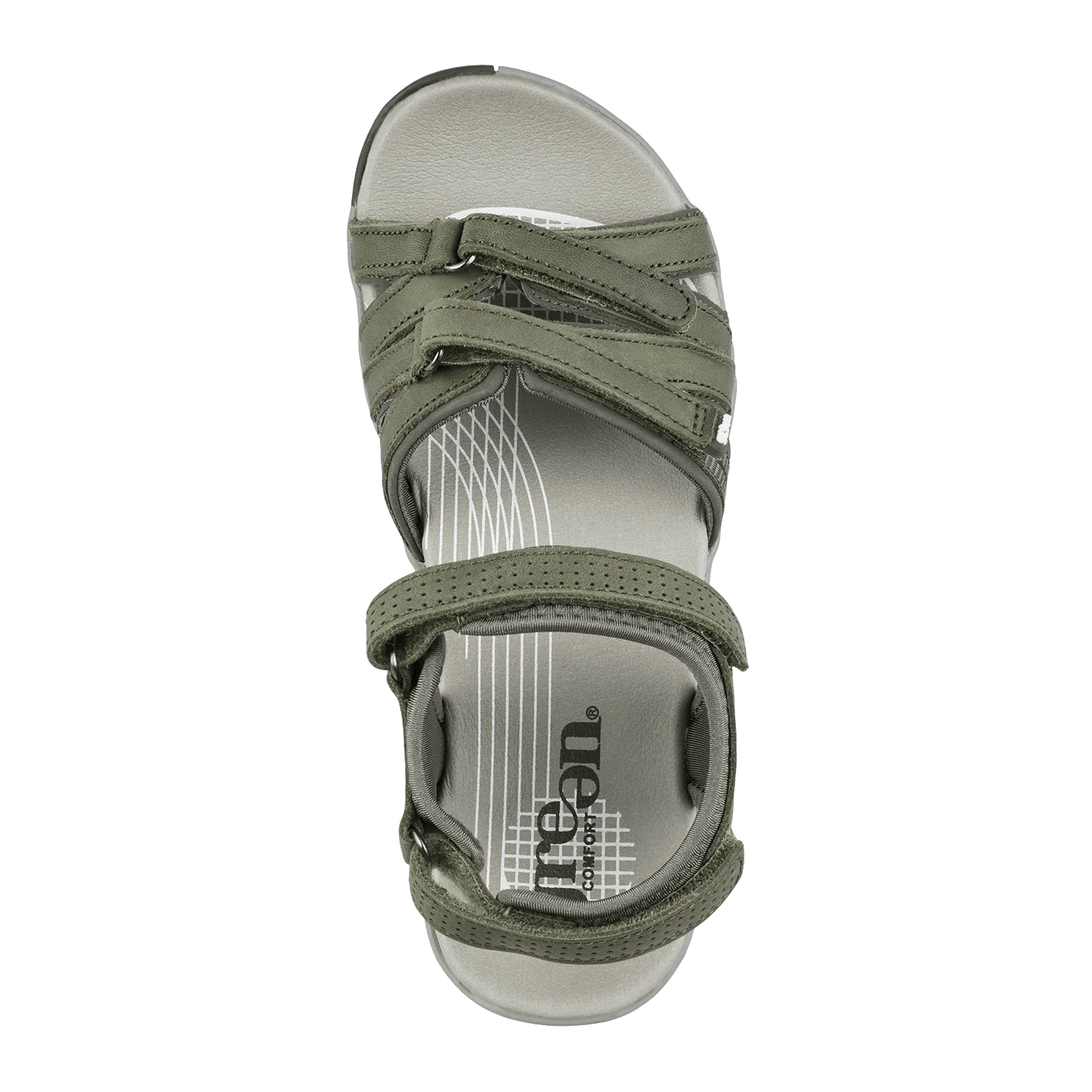 Green Comfort Corsica Sandal Oliven