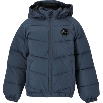 ZigZag Flake Padded Jacket Navy