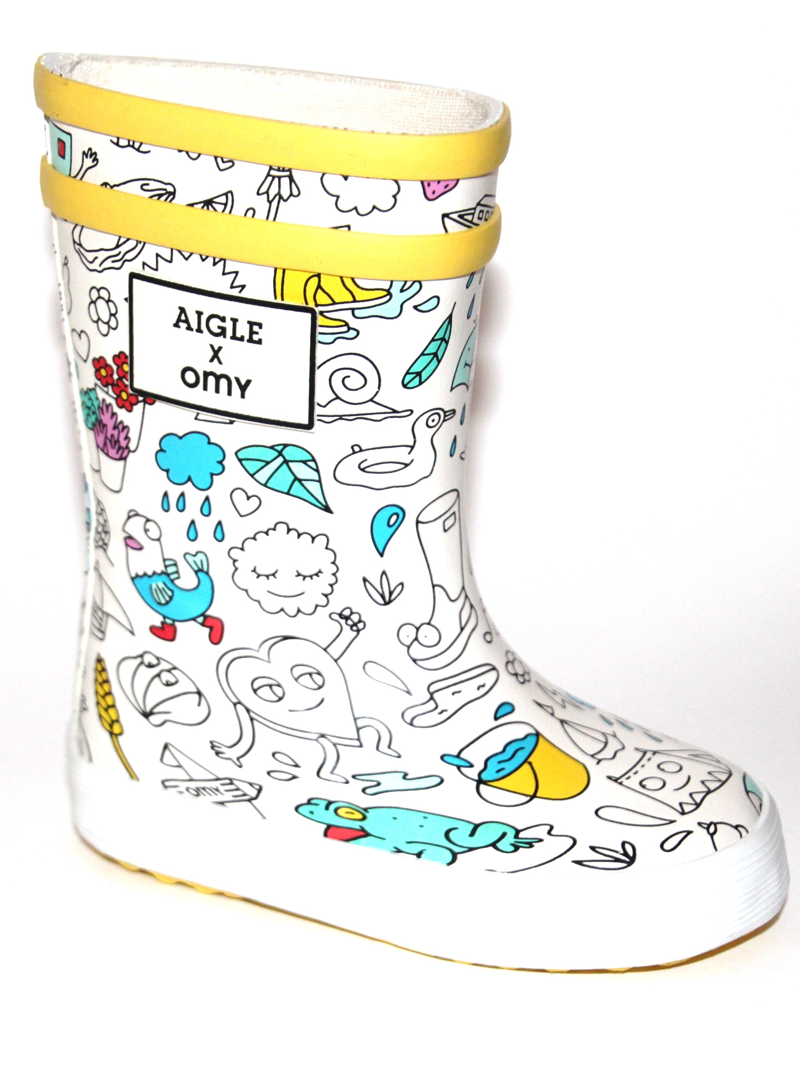 Aigle Baby Flac Gummistøvle Omyprint
