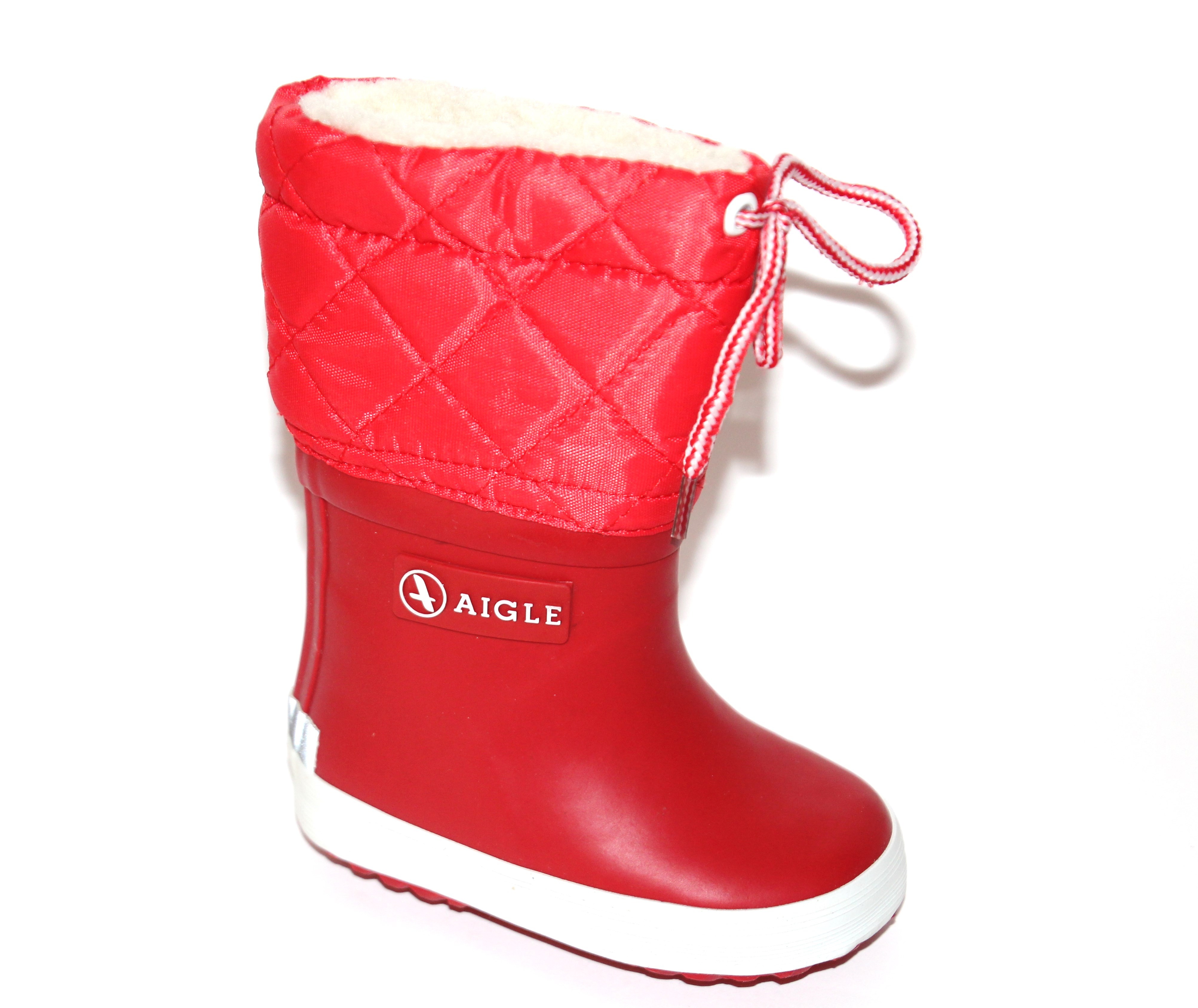 Aigle Giboulee Vinterstøvle Rød
