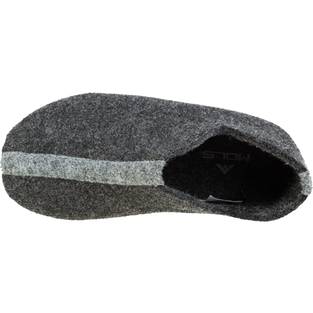 Mols Shima Kids Felt Slipper Mørkgrå