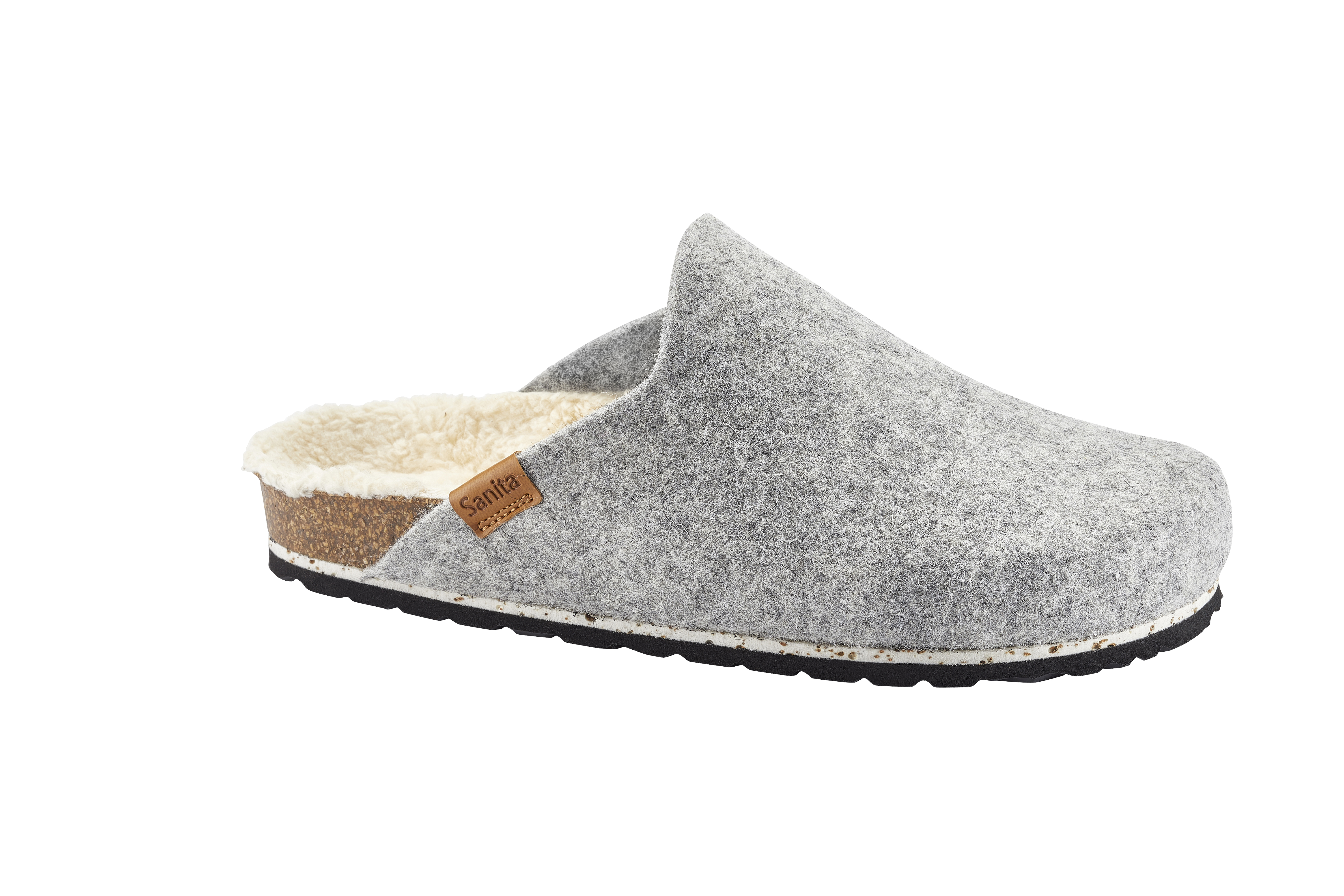Sanita Bio Sandal Wool Grå